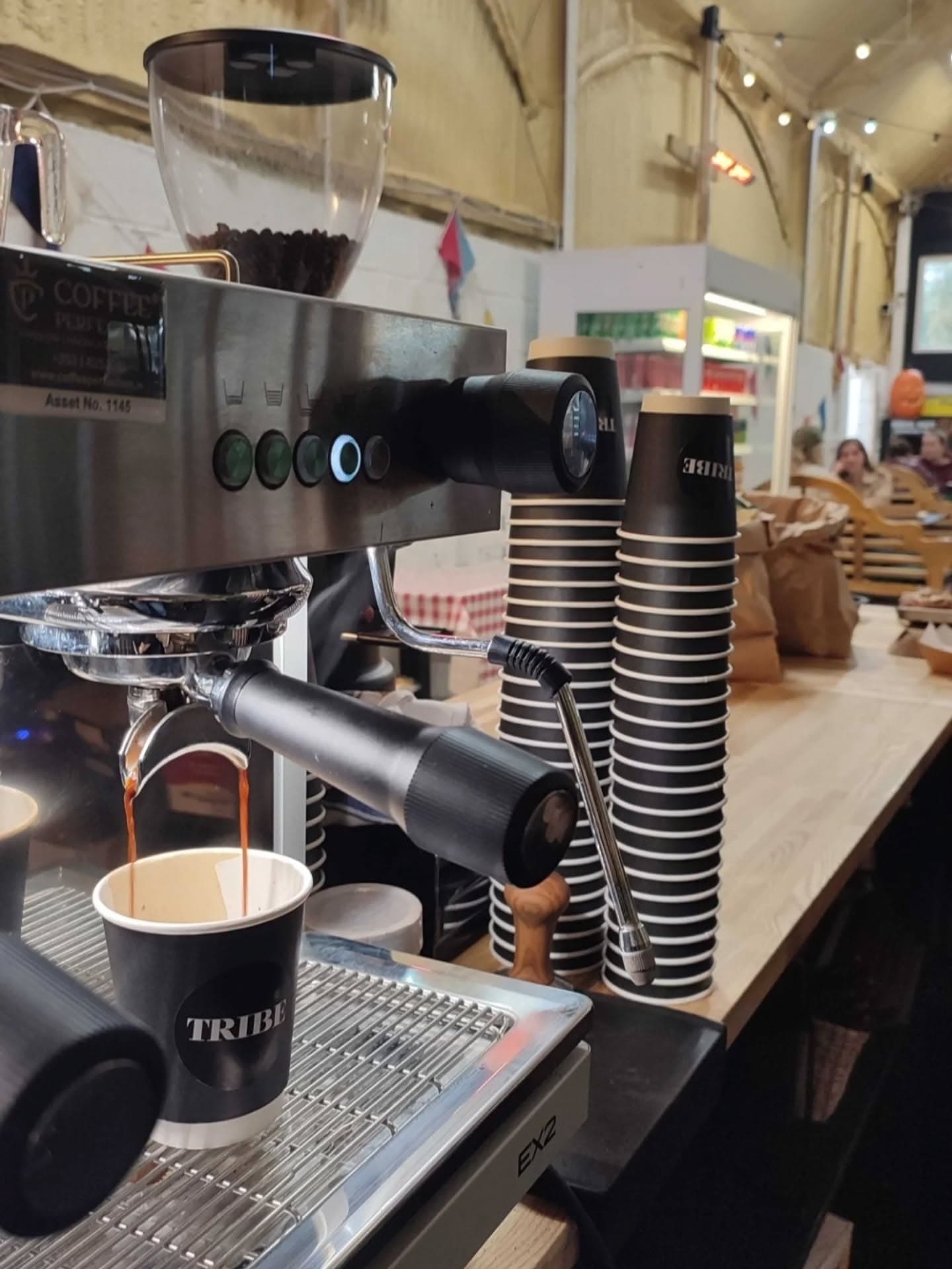 Specialty coffee at Tribe Trucks